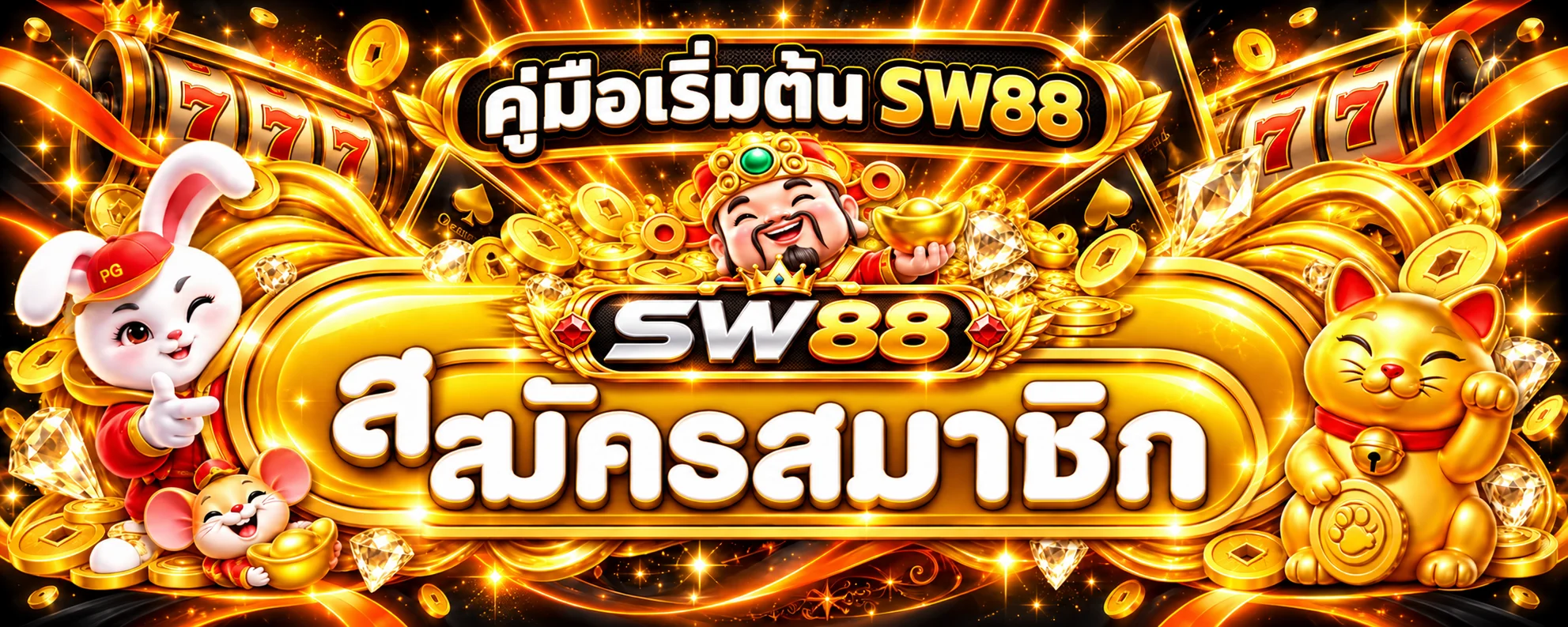 SW88 คู่มือเริ่มต้น | สมัคร ล็อกอิน ฝากถอน และเลือกเกม